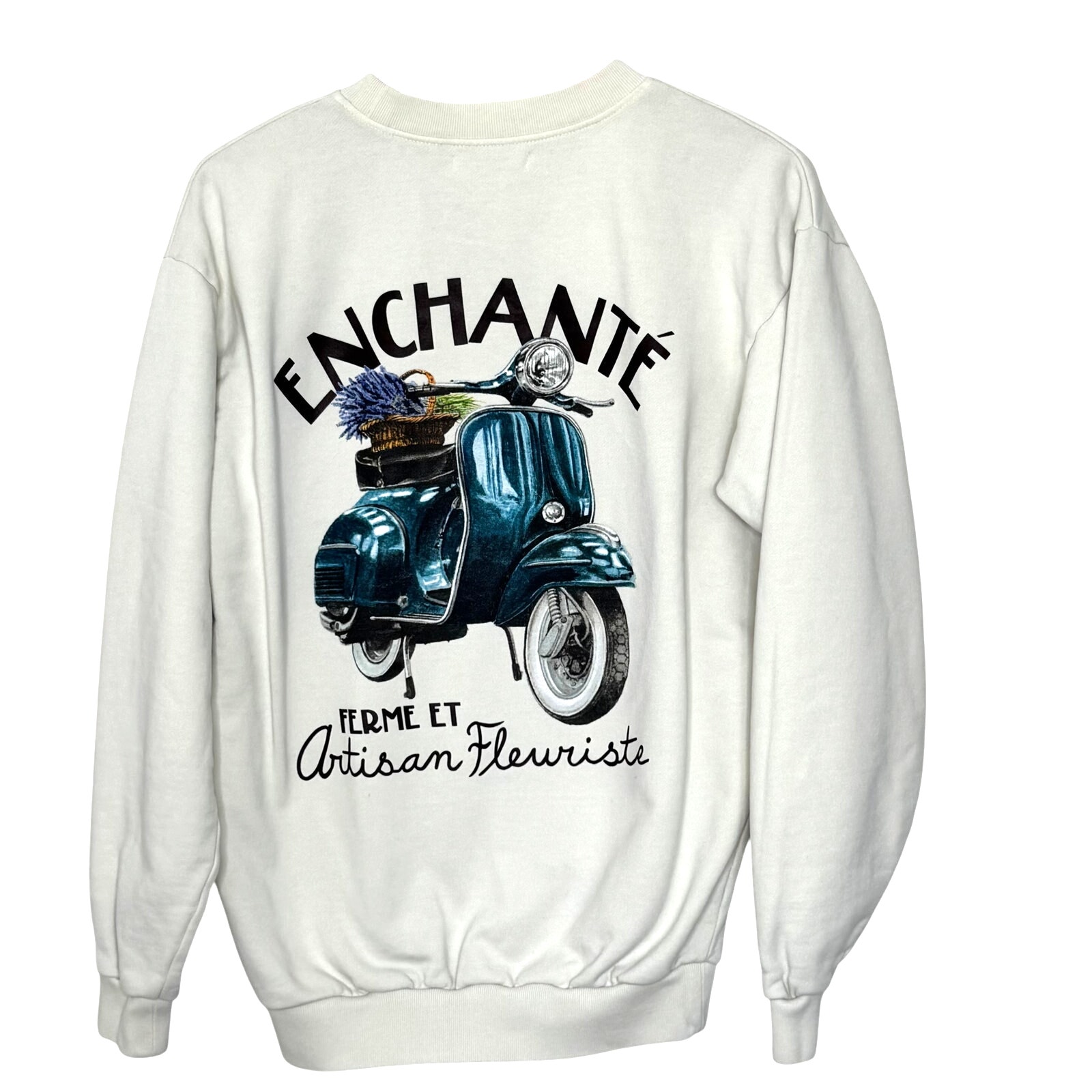 Enchante By Daniel Ricciardo Ferme Et Artisan Fleuriste Sweatshirt White Small — image 2 of 8